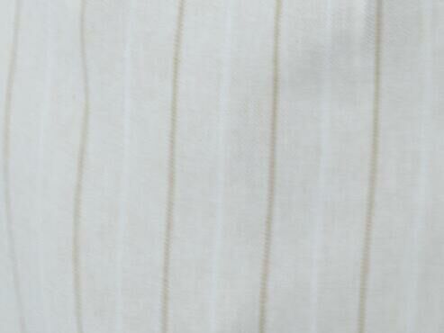 Imagem da Cor do Produto Calça Loretta - Nude - Corte Reta Risca de Giz